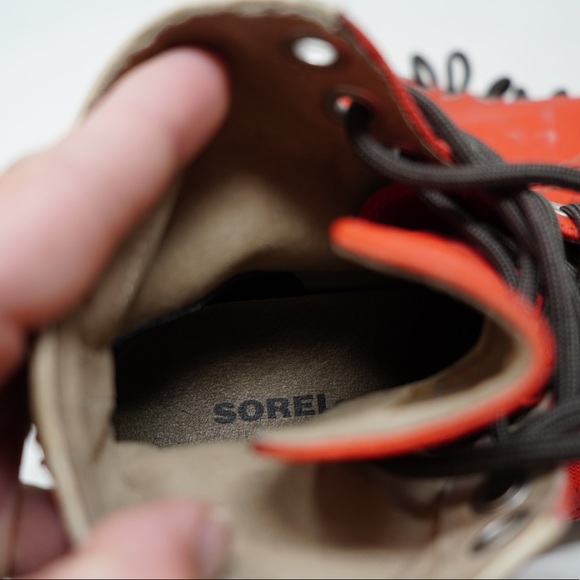 Sorel PDX 1964 Premium Wedge Boots Womens 6 Red Brown Heeled Shoes NL2796-012 - Picture 7 of 10